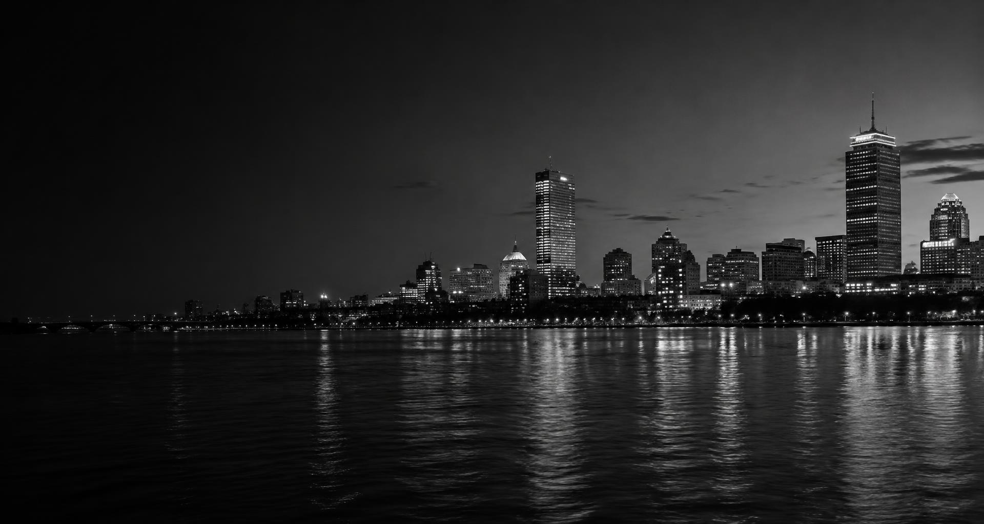 Boston skyline across the Charles River